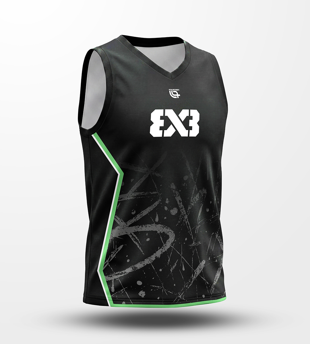 FIBA 3x3 Replica Jersey Black