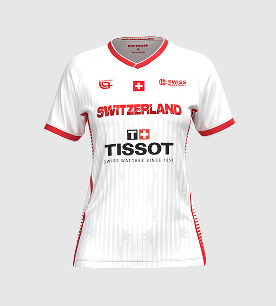 Swiss Basket - Players Women Shooting Shirt HOME