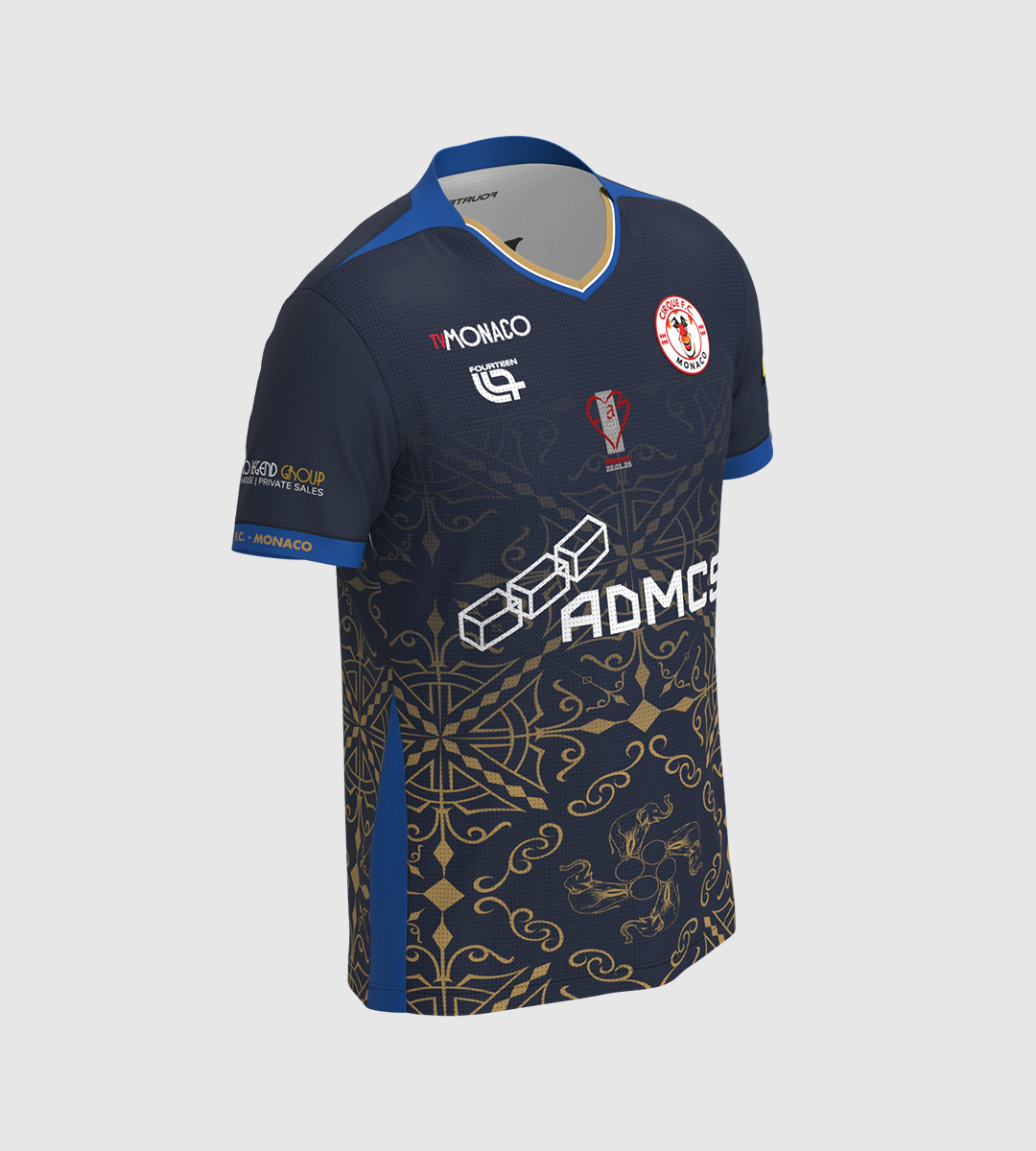 Monaco FC Cirque : player match shirt