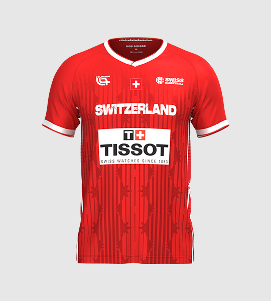 Swiss Basket - Players Shooting Shirt AWAY